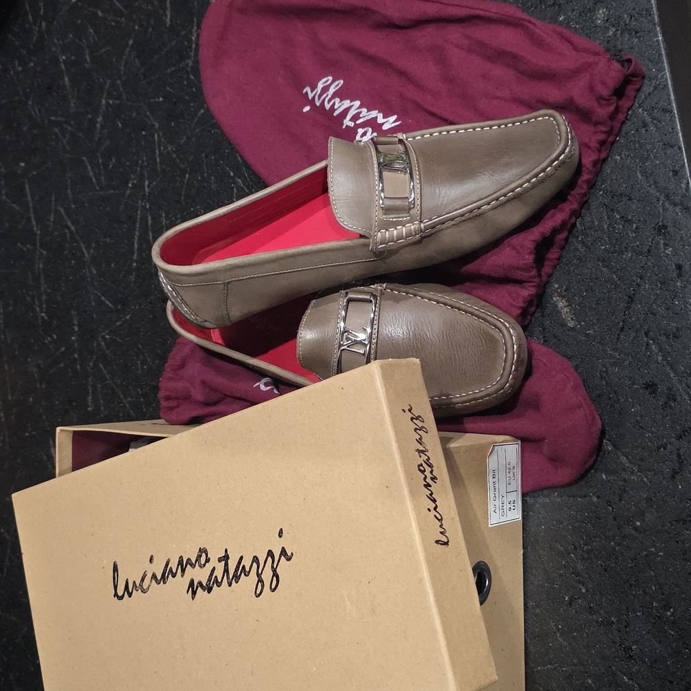 Brown Leather Loafers for Men